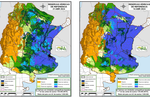 Las zonas agrícolas abundan de reservas, pero La Niña se consolida como una amenaza desde agosto Las zonas agrícolas abundan de reservas, pero La Niña se consolida como una amenaza desde agosto