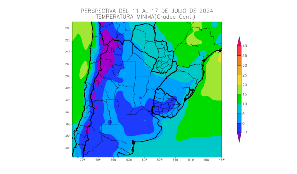 Sigue el frío: “Continuará la entrada de vientos polares, con temperaturas mínimas bajo lo normal”