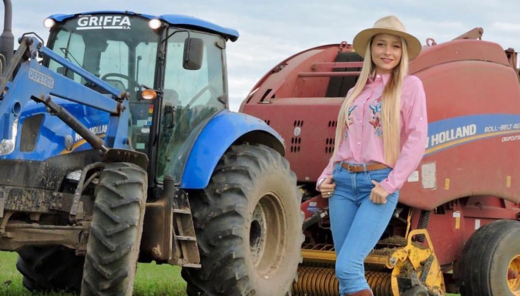 Florencia, la ‘agrobarbie’ que hace que “el campo se vista a la moda”