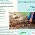 Campaña para impulsar la necesidad de que se sigan los protocolos de prevención de trabajos al aire libre ante las altísimas temperaturas