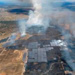 Un millar de incendios en plantas fotovoltaicas: «A los agricultores se nos ha criminalizado y ahora se ve que una chispa de una planta puede provocar un gran destrozo»