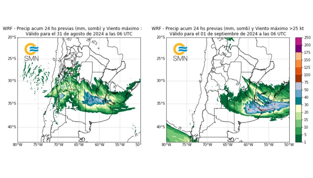 ¿Santa Rosa trae las esperadas lluvias?: hay alerta amarilla en gran parte de la zona núcleo