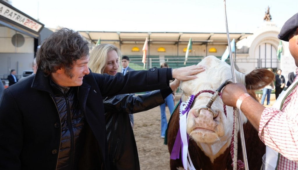 Sin discursos ni anuncios, Milei se llevó de Palermo nuevas señales de respaldo por parte del agro