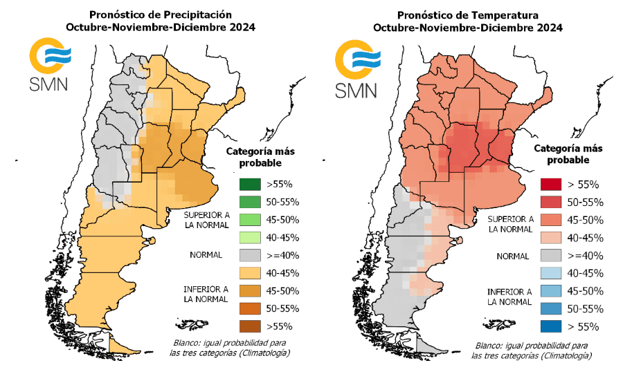 Alerta climática de fin de año: las zonas más productivas son las que tienen peor pronóstico de lluvias