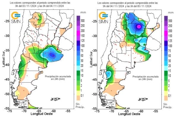 Las lluvias continúan y llegaron a hacer un récord, pero el fin de año podría ser deficitario