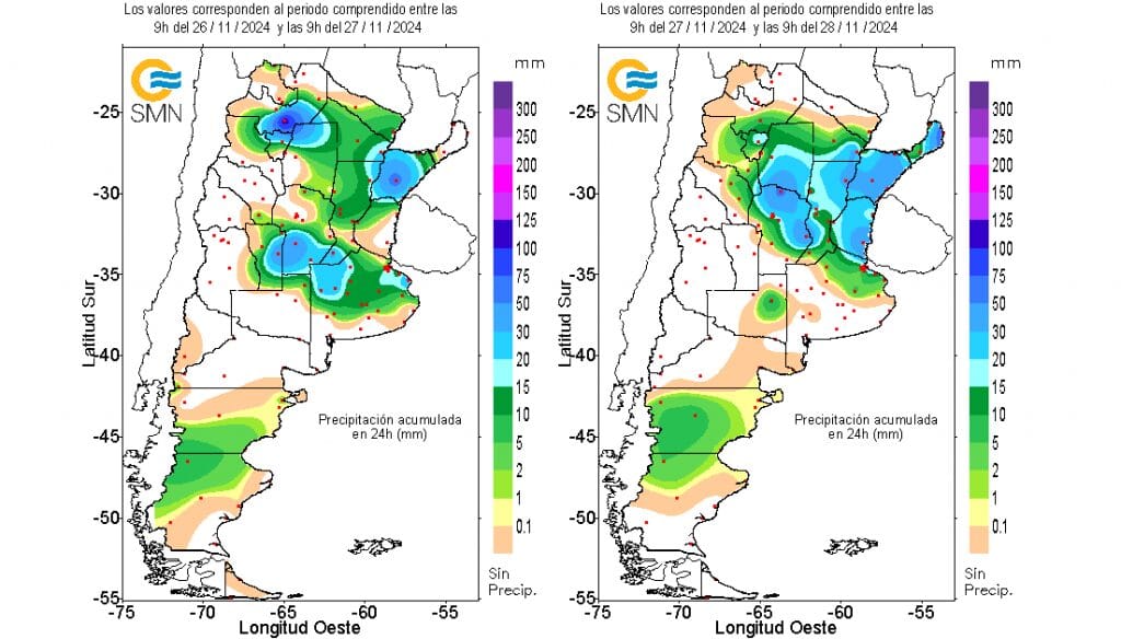 Siguen las lluvias intensas y en algunas zonas ya comienzan a generar complicaciones