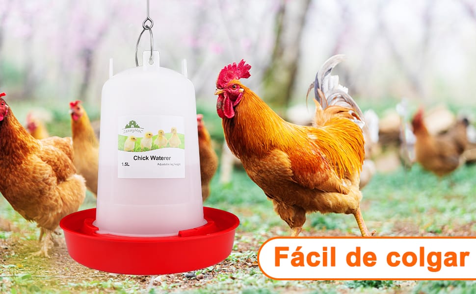 Comedero de 5 kg de plástico: La solución práctica y eficiente para alimentar tus aves de corral